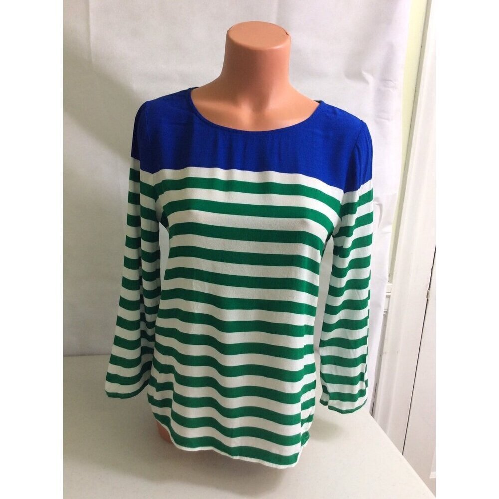 J Crew Nautical Blouse Top Womens 4 - Picture 3 of 6